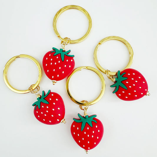 Strawberry Keychain