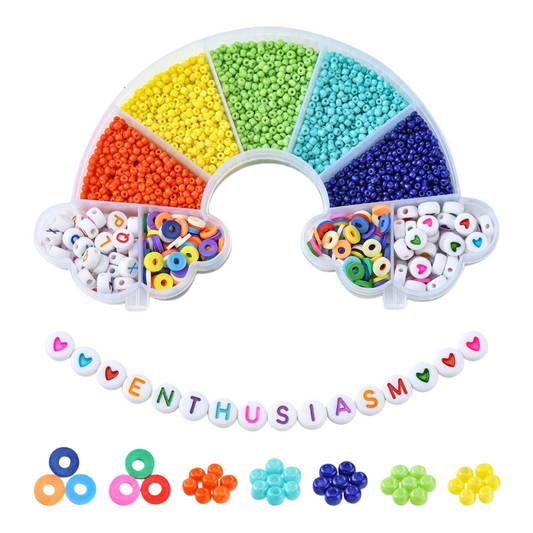 Bright Rainbow Bead Kit
