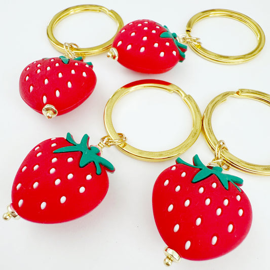 Strawberry Keychain