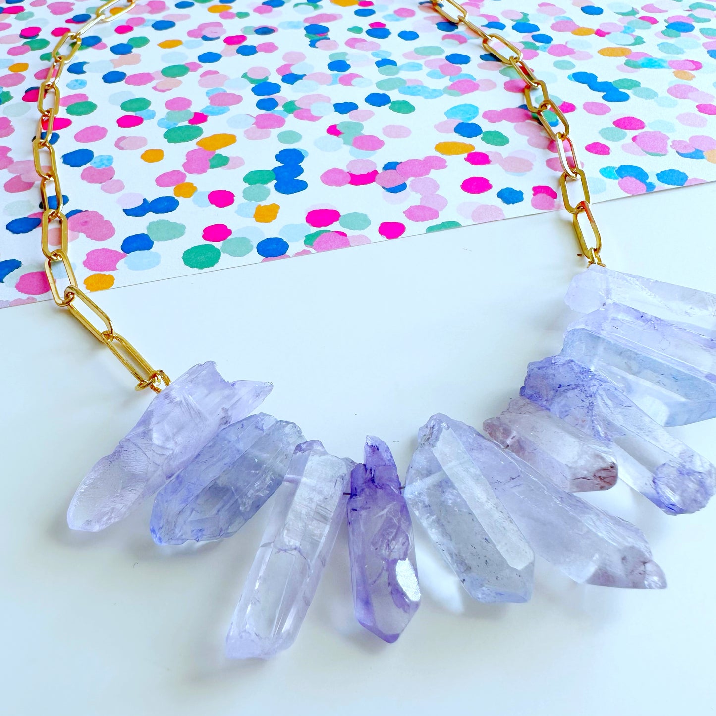 Purple Quartz Necklace