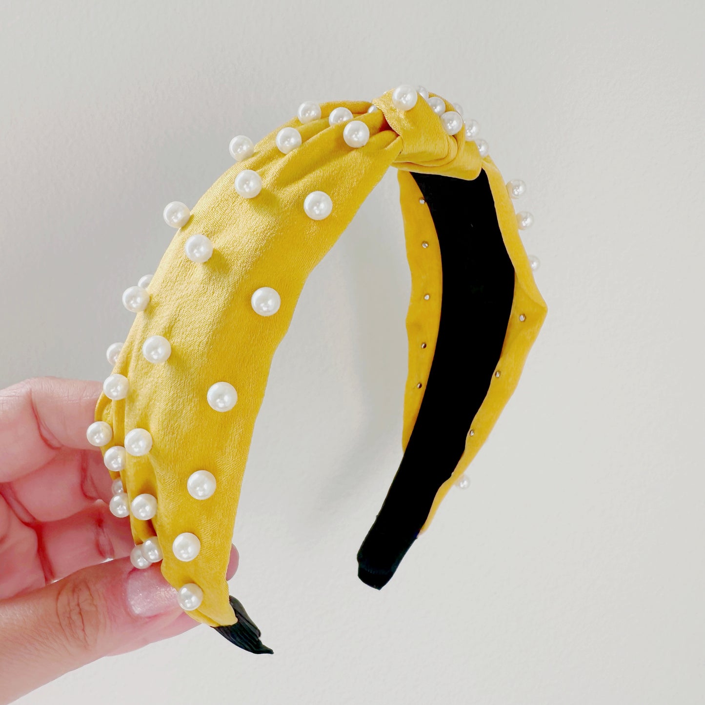 Yellow Pearl Headband